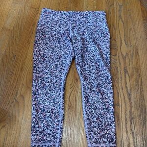 Athleta Pink and Black Leggings for Active Comfort